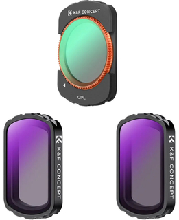 Комплект светофильтров K&F Concept CPL/ ND для DJI Osmo Pocket 3 (3шт)