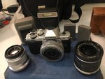 Увеличить: Комплек Olympus omd10 mark ii + 3 объектива + 2акб