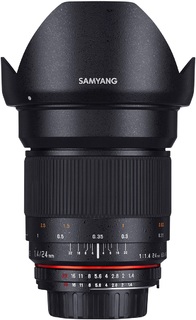Объектив Samyang 24 mm f/ 1.4 ED AS UMC AE Nikon F (Full Frame) (35198)