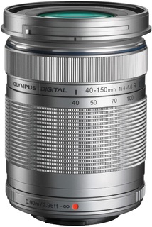 Объектив Olympus M.Zuiko DIGITAL 40-150mm f/ 4.0-5.6 ED R серебристый