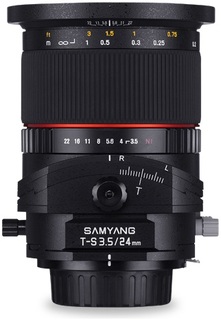 Объектив Samyang 24 mm f/ 3.5 T-S AS ED UMC Nikon F (Full Frame) (39789)