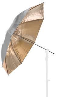 Зонт Lastolite Umbrella Sunfire/ Silver 100cм (4536) светло-золотистый/ серебряный