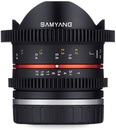 Объектив Samyang 8mm T3.1 Fisheye CINE Fuji X (APS-C)
