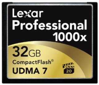 Модуль памяти  CompactFlash Card  32 Gb Lexar Professional UDMA7 1066x (160 Mb/ s) Б/ У