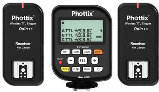 Радиосинхронизатор для накамерных вспышек WANSEN (1 передатчик+2 приемника) Б/ У