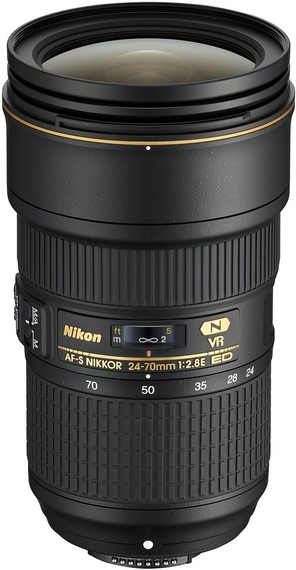 Объектив Nikon 24-70 mm f/ 2.8 E ED VR AF-S купить в Екатеринбурге