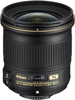 Объектив Nikon 24 mm f/ 1.8G ED AF-S