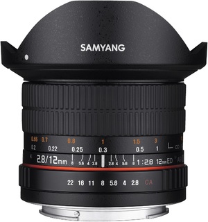 Объектив Samyang 12 mm f/ 2.8 ED AS NCS Fisheye Sony E (Full Frame)