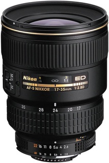 Объектив Nikon 17-35 mm f/ 2.8D IF-ED AF-S Zoom-Nikkor (s/ n: 418116) Б/ У