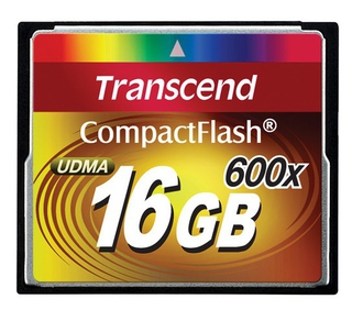 Модуль памяти  CompactFlash Card  16 Gb Transcend 1000x Б/ У