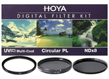Комплект фильтров HOYA 37mm (UV HMC MULTI, PL-CIR, NDX8)
