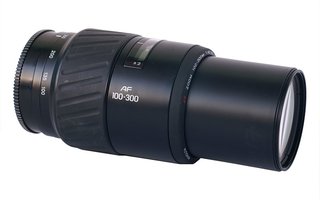 Объектив Konica Minolta AF 100-300mm 4.5-5.6 + бленда для Sony A (s/ n:22401798) Б/ У