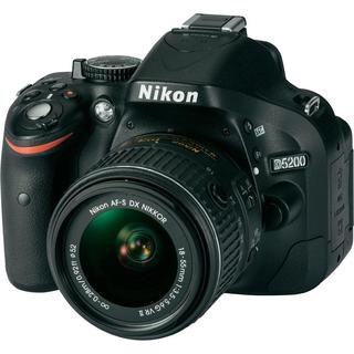 Цифровой фотоаппарат NIKON D5200 Kit AF-S 18-55 DX VR II Black (пробег 5350 кадров) Б/ У