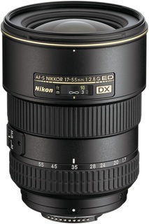 Объектив Nikon 17-55 mm f/ 2.8G IF-ED AF-S DX Zoom-Nikkor (s/ n:397856) Б/ У
