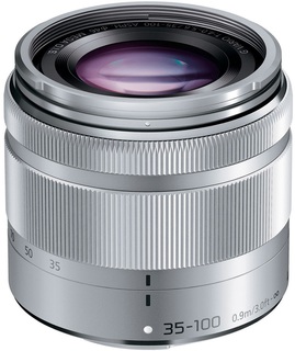 Объектив Panasonic Lumix 35-100mm f/ 4.0-5.6 G Vario Asph Mega OIS серебристый (H-FS35100E-S) Объектив Panasonic Lumix 35-100mm f/ 4.0-5.6 G Vario Asph Mega OIS серебристый (H-FS35100E-S)