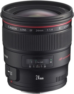 Объектив Canon EF 24 mm f/ 1.4L II USM (s/ n:5178473) + фильтр защитный (полный комплект) Б/ У