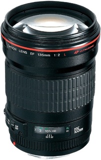 Объектив Canon EF 135 mm f/ 2L USM (s/ n:283526) Б/ У