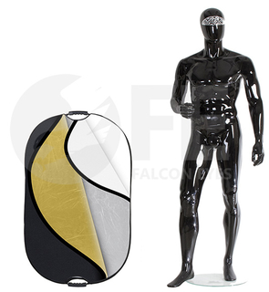 Отражатель FalconEyes RRK-2844 HL 71x112см золотистый, серебристый, просветный, белый, черный Отражатель FalconEyes RRK-2844 HL 71x112см золотистый, серебристый, просветный, белый, черный