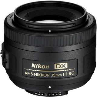 Объектив Nikon 35 mm f/ 1.8G AF-S DX Nikkor (s/ n:3719013) Б/ У