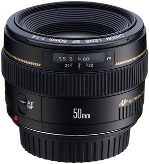 Объектив Canon EF 50 mm f/ 1.4 USM (s/ n:06780592) Б/ У