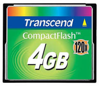 Карта памяти CompactFlash Card 4 Gb Transcend 133x Б/ У
