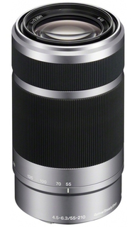 Объектив Sony SEL-55210 55-210 mm F4.5-6.3 APS-C серебро (s/ n:2112917) Б/ У