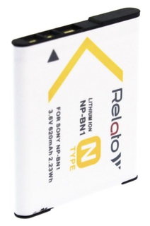 Аккумулятор Relato NP-BN1 (Sony NP-BN1)  3.6V, 620mAh Аккумулятор Relato NP-BN1 (Sony NP-BN1)  3.6V, 620mAh