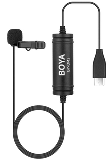 Микрофон Boya BY-DM2 петличный для Android устройств с разъемом USB тип C Микрофон Boya BY-DM2 петличный для Android устройств с разъемом USB тип C