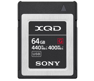 Модуль памяти  XQD  64Gb Sony, 440/ 400 Mb/ s (QDG-64F)