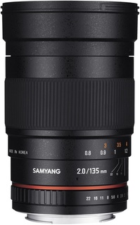 Объектив Samyang 135mm f/ 2.0 Fuji X (Full Frame)