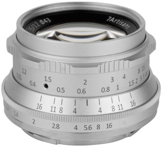 Объектив 7Artisans 35mm F1.2 серебристый