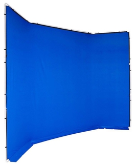 Фон хромакей комплект Manfrotto Chroma Key FX 4x2.9m Background Kit Blue синий