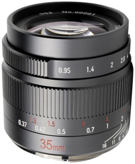 Объектив 7Artisans 35mm F0.95 (X-mount) Объектив 7Artisans 35mm F0.95 (X-mount)