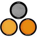 Набор цветных фильтров и сот Profoto Clic Grid & Gel Kit для вспышки A1/ A1X/ C1 Plus (101302)