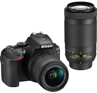 Цифровой фотоаппарат Nikon D5600 Kit AF-P 18-55mm f/3.5-5.6 VR  AF-P + 70-300mm f/4.5-6.3G ED