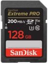 Карта памяти  SD 128 Gb Sandisk SDXC Extreme Pro, cl 10, 200Mb/ s, V30 UHS-I U3 (SDSDXXD-128G-GN4IN)