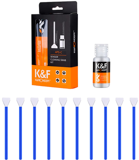 Набор для ухода за матрицей K&F Concept 16mm APS-C Sensor Cleaning Swab Kit (1616)