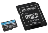 Карта памяти MicroSDXC Kingston Canvas Go! Plus 64 Гб A2,V30,UHS-I Class3 (U3),170 mb/ s (SDCG3/ 64GB)