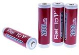 Аккумулятор Relato AA2600 (4 шт/ уп, Ni-MH, 2600mAh, 1.2В, AA/ HR6)