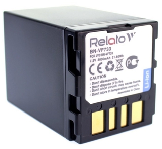 Аккумулятор Relato BN-VF733 (7.2V, min 3000mAh, Li-ion) для JVC