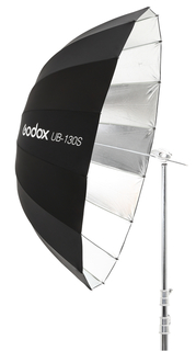 Фотозонт параболический Godox UB-130S серебро/ черный