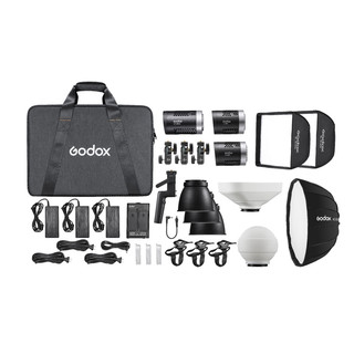 Комплект светодиодных осветителей Godox ML-KIT2 для видеосъемки Комплект светодиодных осветителей Godox ML-KIT2 для видеосъемки