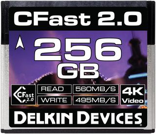Карта памяти Delkin Devices Cinema CFast 2.0 256GB 560X 4K Video (DDCFST560256) Карта памяти Delkin Devices Cinema CFast 2.0 256GB 560X 4K Video (DDCFST560256)