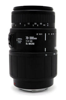Объектив Sigma AF 70-300 mm F4-5.6 DL МАСRO для Sony A (s/ n:1167886) коробка Б/ У