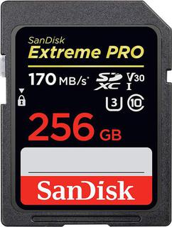 Карта памяти  SD 256 Gb Sandisk SDXC Extreme Pro 200Mb/ s V30 UHS-I U3 Б/ У