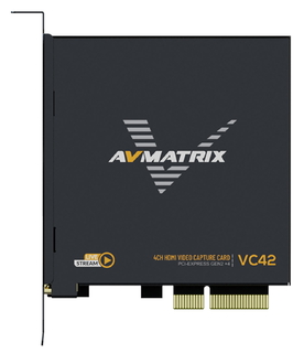 Плата видеозахвата AVMATRIX VC42 4CH HDMI PCIE Плата видеозахвата AVMATRIX VC42 4CH HDMI PCIE