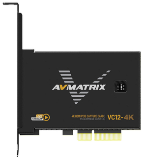 Плата видеозахвата AVMATRIX VC12-4K HDMI PCIE Плата видеозахвата AVMATRIX VC12-4K HDMI PCIE