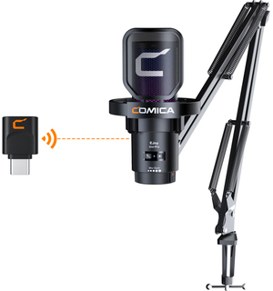 Микрофон на пантографе CoMica Comica EJoy Uni Pro (A) беспроводной Чёрный Микрофон на пантографе CoMica Comica EJoy Uni Pro (A) беспроводной Чёрный