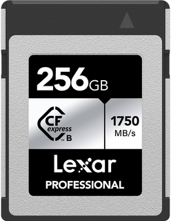 Карта памяти Lexar 256 ГБ Professional CFexpress Type B Silver Series 8К, (R1750/ W1300) (новая)