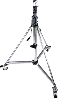 Стойка с редукторной колонной KUPO 484 HEAVY DUTY WIND-UP STAINLESS STEEL STAND